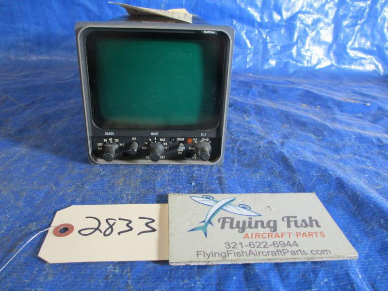 Collins radar indicator type ind-250 p/n: 622-2499-001