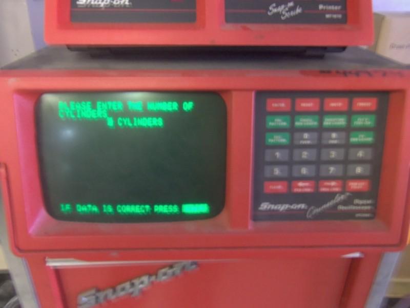 Snap-On MT1665 COUNSELOR DIGITAL OSCILLOSCOPE w/ 1670 Snap-On Printer, US $495.00, image 3