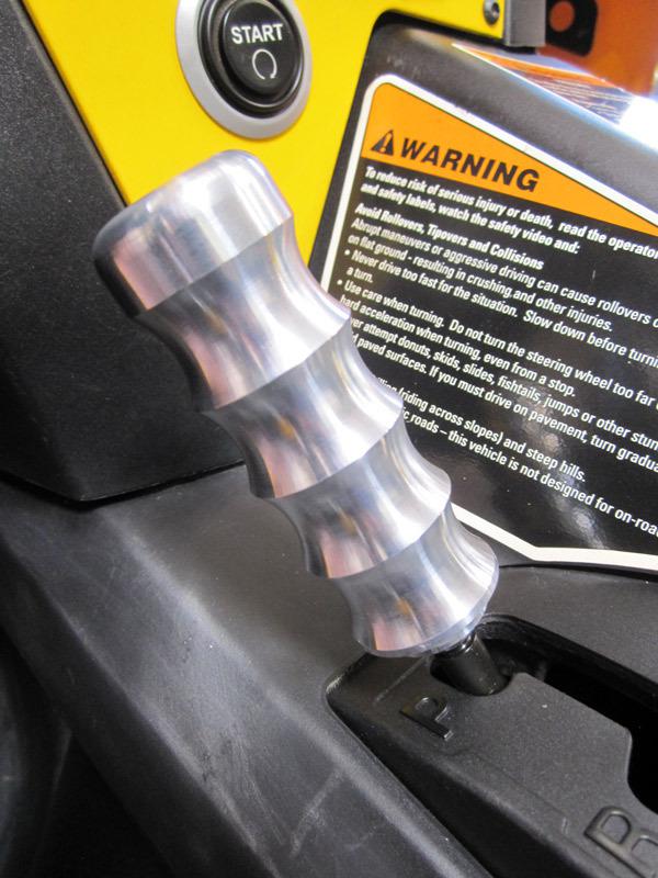 Can-am maverick gear shift handle / shift knob ( billet aluminum ) ~easy install