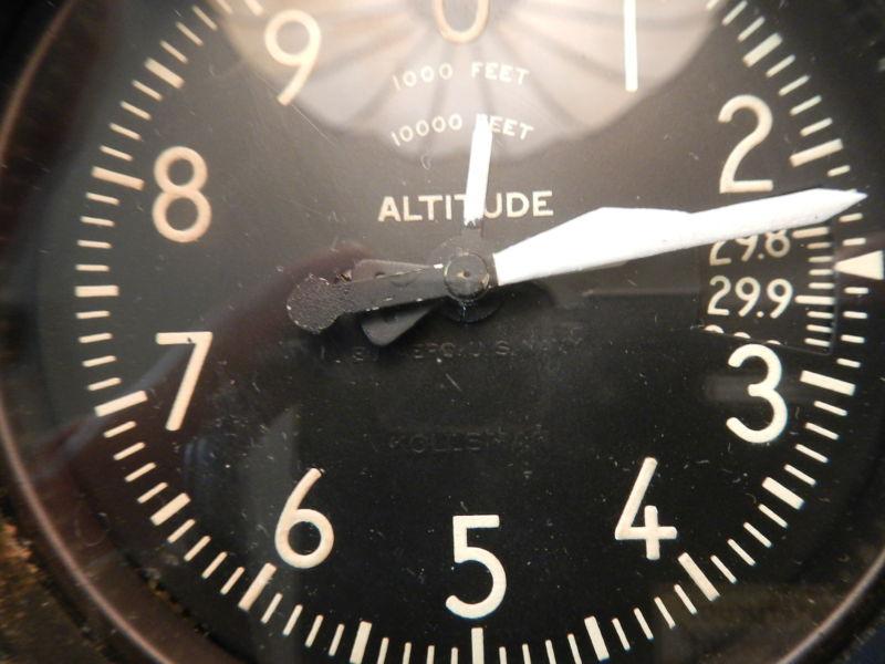 VINTAGE U.S NAVY ALTIMETER KOLLSMAN BU AERO U.S NAVY 644KN-06 VINTAGE ALTIMETER, US $16.00, image 5