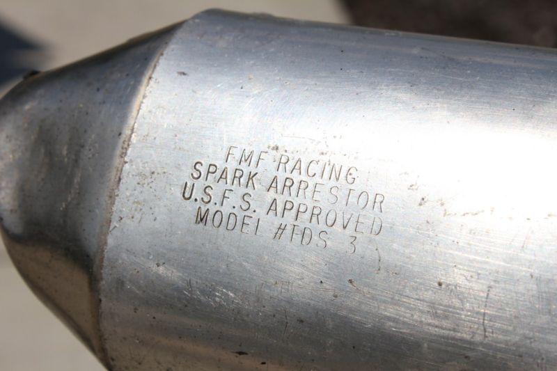 Find Banshee FMF FATTY GOLD exhaust pipes & silencers CHROME + spark