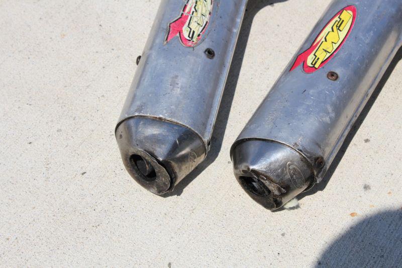 Find Banshee FMF FATTY GOLD exhaust pipes & silencers CHROME + spark