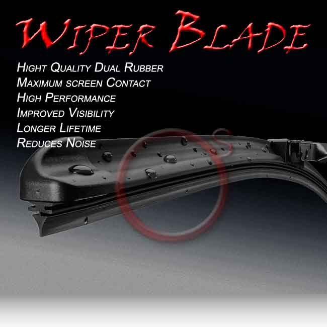 Find PAIR J/U HOOK WINDSHIELD WIPER BLADE REPLACE DRIVER+PASSENGER 24