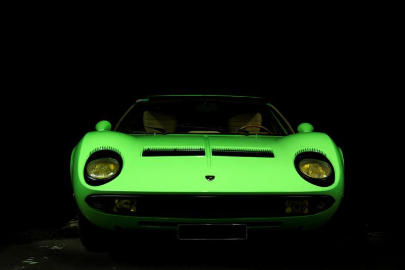 Lamborghini green miura hd poster classic super car print multiple sizes avail
