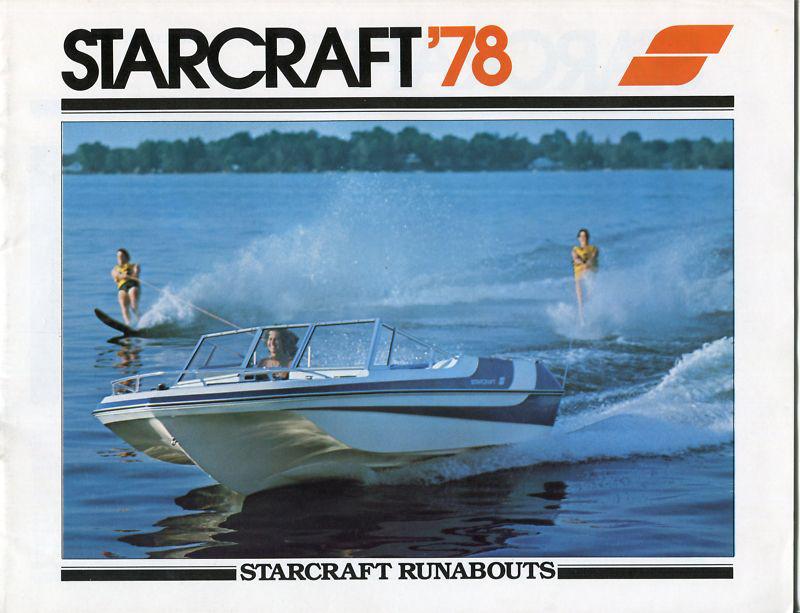 1978 starcraft boats - dealer sales brochure - 20 pages - 8½" x 11" - ex
