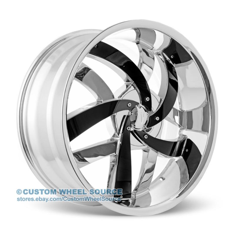 Find 18" Chrome Rims Dodge Fiat Ford Honda Velocity VW825 Wheel Tire