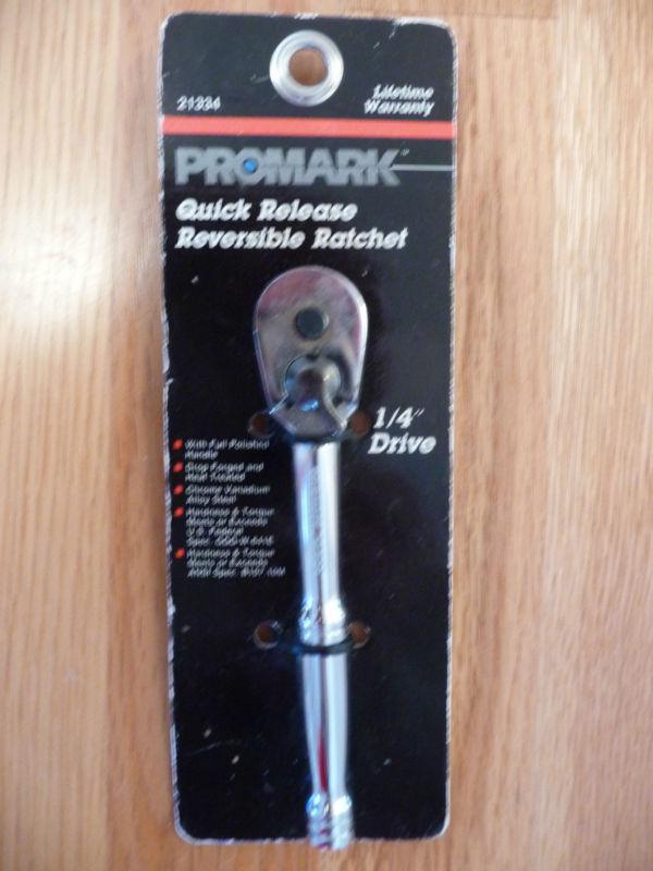 Promark quick release reversible ratchet 1/4" drive