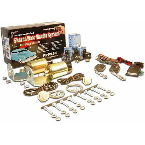 Remote power shaved door handle control system w/2 long range remotes