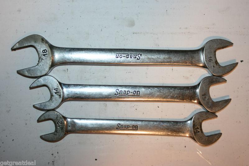 Find SNAPON TOOLS METRIC OPEN END STANDARD LENGTH WRENCH SET 3pc in