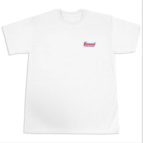 Summit t-shirt cotton summit equipment logo embroidered white men's 3x-lg ea