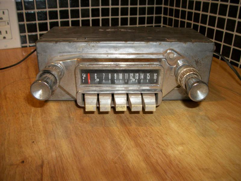 Vintage 60's ford mercury push button radio oem
