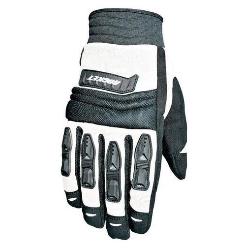 New joe rocket velocity adult textile gloves, white/black, 2xl/xxl