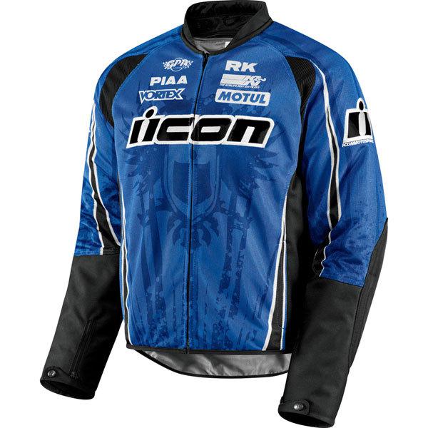 Blue l icon hooligan 2 threshold textile jacket