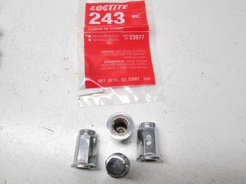 New oem polaris chrome lug nut kit magnum scrambler trail boss blazer 2873536 no