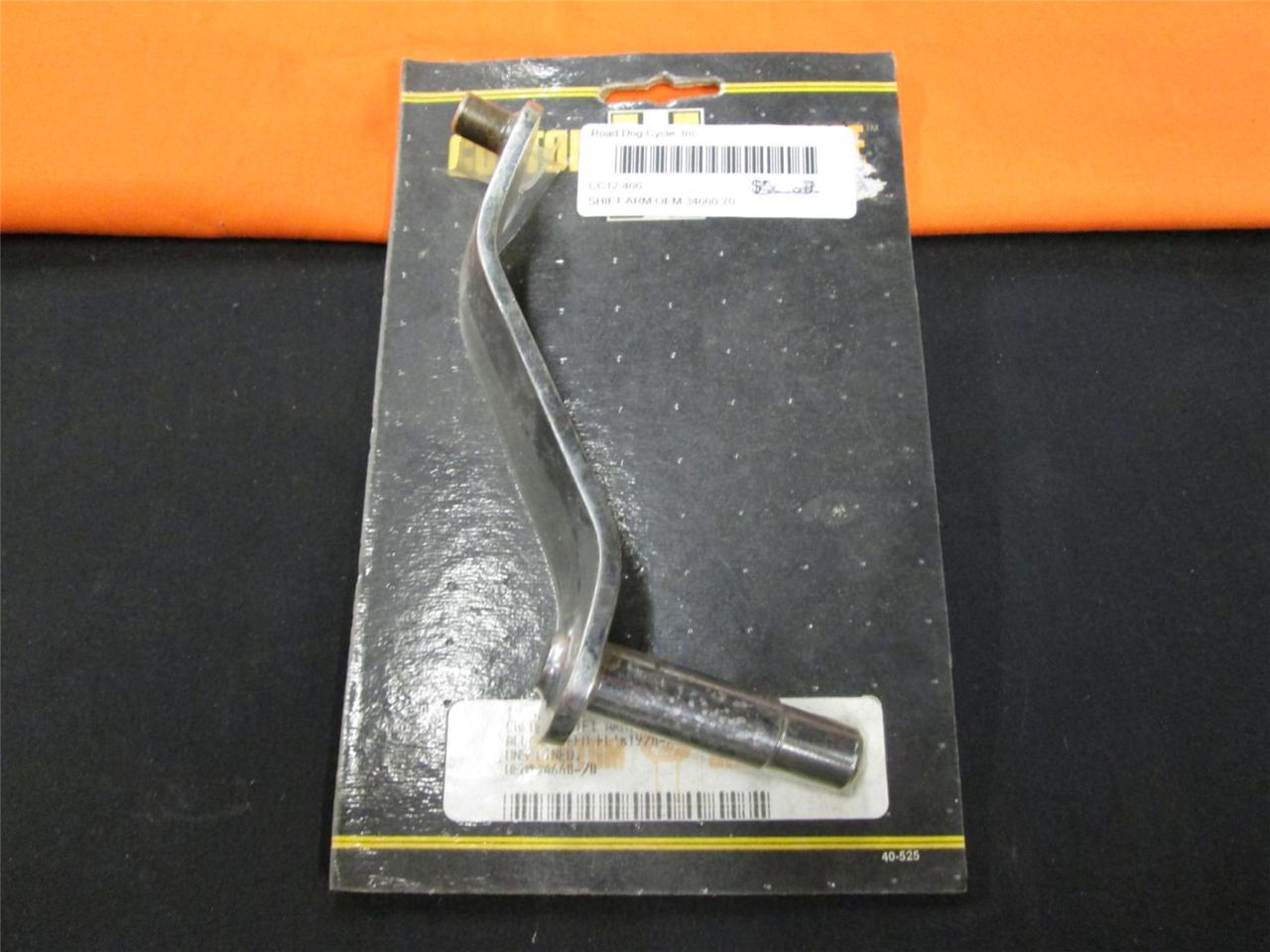 Find CHROME SHIFT ARM FOR ALL 4 SPEED FL HARLEY DAVIDSONS 7073