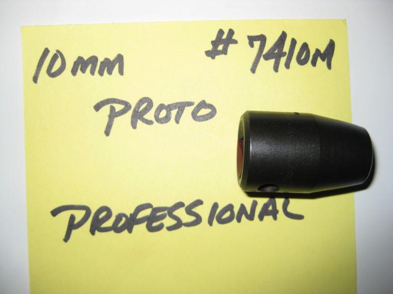 Proto pro 10mm 6-point metric std length socket 1/2" drive 7410m stanley 10 mm