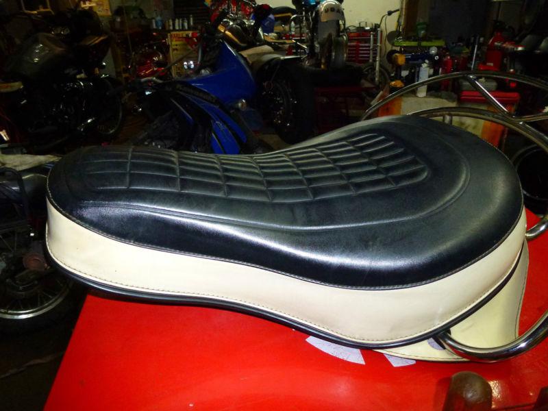 Sell Vintage Harley Davidson Buddy Seat Knucklehead, Panhead, Shovelhead with rail in Boulder