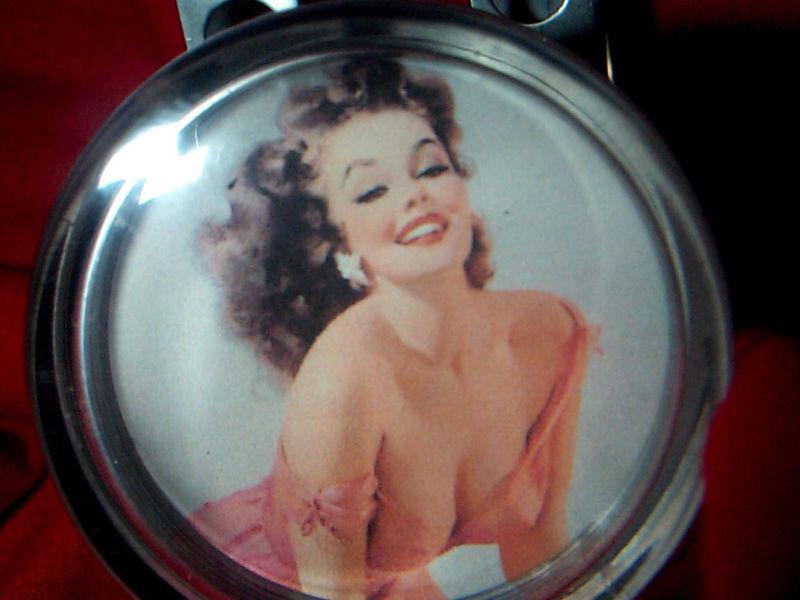 That Doll Jane Rat Rod STEERING WHEEL SPINNER KNOB PIN UP Girl , US $24.99, image 5