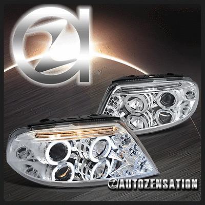 01-05 volkswagen passat halo led drl projector headlights