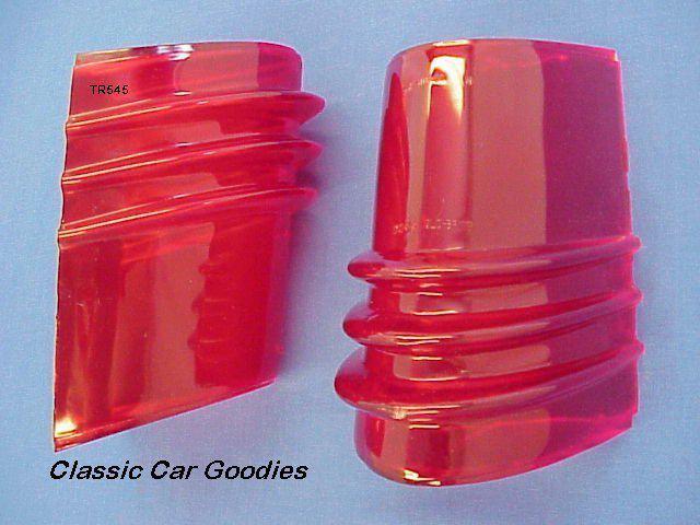 1954 mercury tail light lenses (2) merc brand new pair!