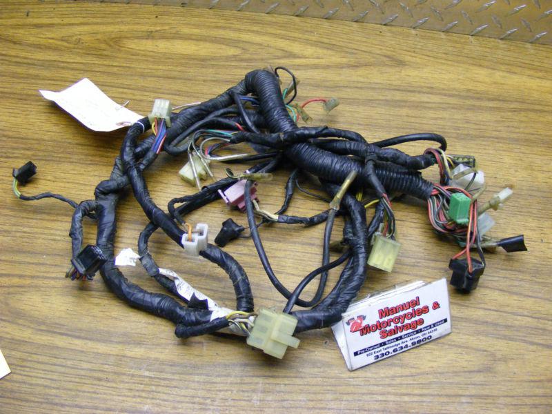 88 1988 kawasaki el250 el 250 eliminator main wire harness wiring
