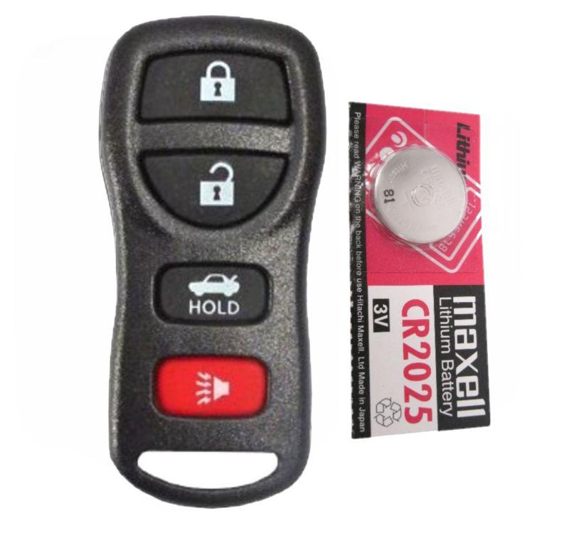 **new** nissan 4 but keyless entry remote key fob clicker alarm + free battery