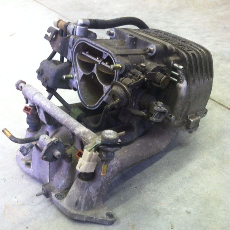 Sell 13b Mazda Rx7 Intake Manifold With Throttle Body And Fuel Rail in