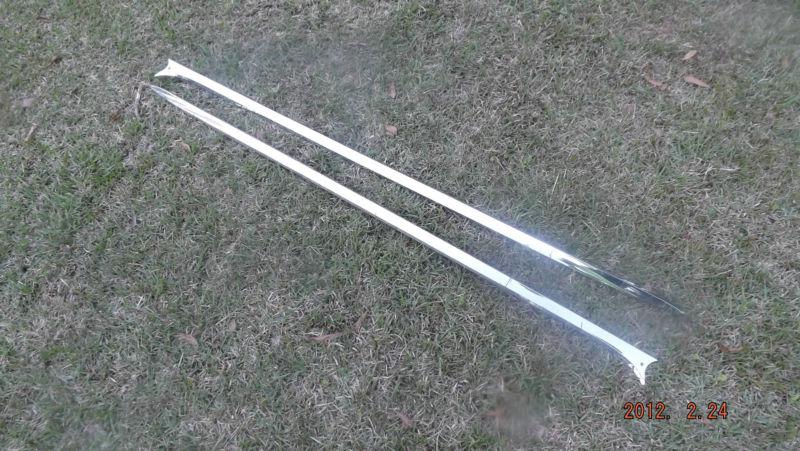 Nos 1962 62 plymouth sport fury quater panel mouldings chrome trim max wedge nr