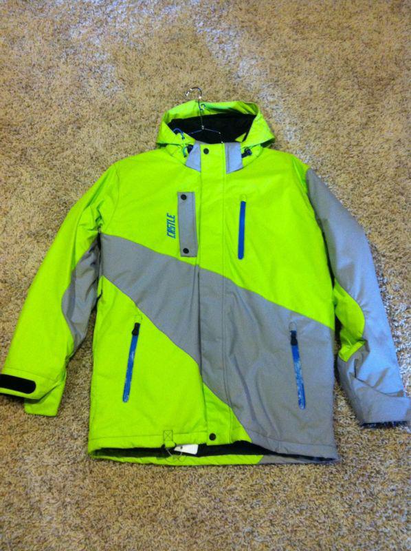 2014 mens castle x core snowmobile  jacket non production piece 