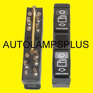 Mercedes w201 window switch left front rear 190d 2.2 2.5 190e 2.3 2.6