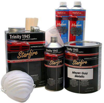 Mayan Gold Metallic Urethane Basecoat Clear Coat Kit Featuring Paintforcars Star, US $181.00, image 2