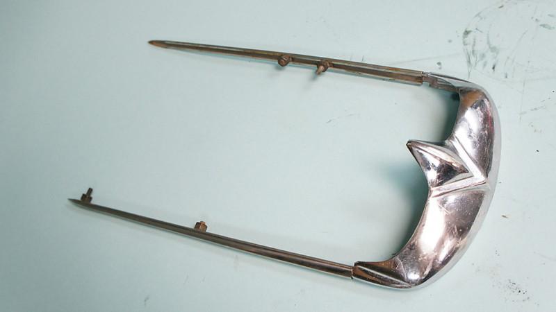 1964 harley el fl flh panhead knucklehead duoglide duo oem front fender trim