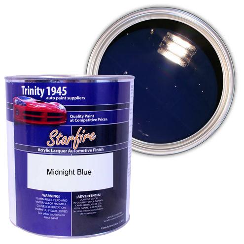 1 gallon midnight blue acrylic lacquer auto paint