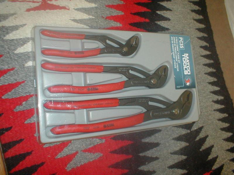 Sell matco tools pliers 3 piece cobra pliers set new in Ogden, Utah, US