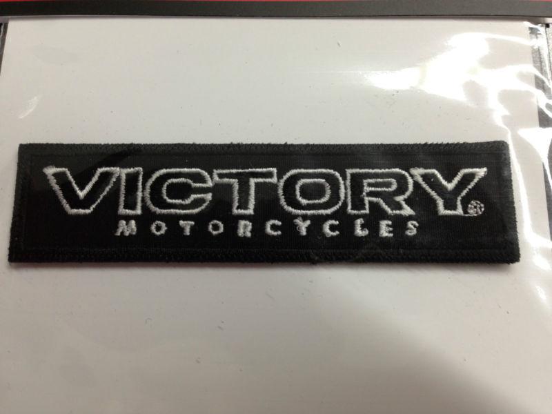 Victory motorcycles genuine logo patch - brand new - # 2862404