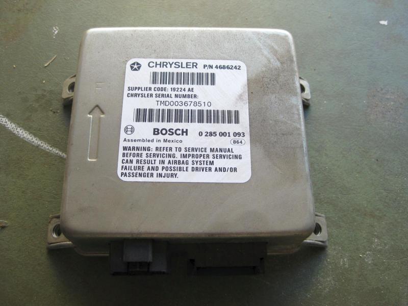 Used - oem bosch - airbag control module - 4686242 - free shipping
