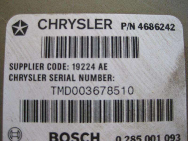 USED - OEM Bosch - Airbag Control Module - 4686242 - FREE SHIPPING, US $12.49, image 4