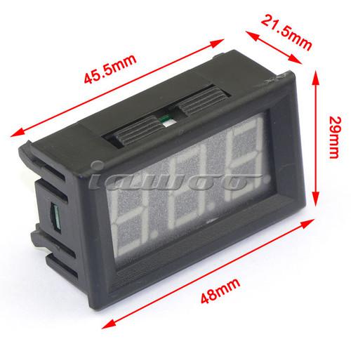 Digital Auto Gauges Automotive Car Battery Monitor 12 V Volt Meter 3.5-30V Green, US $4.80, image 3