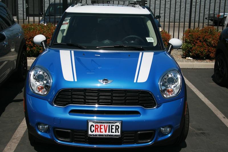 Mini countryman bonnet stripes  