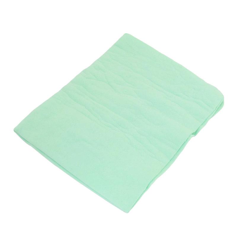 Automobile furniture glass cleaning chamois cham soft rectangle towel green