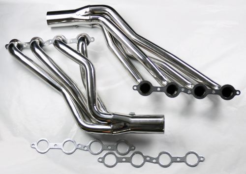 Chevy gmc 07-14 4.8l 5.3l 6.0l long tube stainless steel headers w/ gaskets