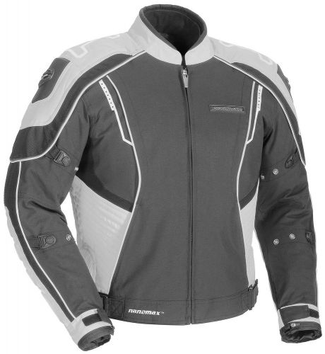 Fieldsheer gun metal grey/ silver mens 4xl shadow motorcycle jacket 4x xxxxl