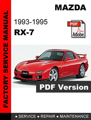 Mazda rx7 rx-7 1993 1994 1995 ultimate factory service repair workshop manual