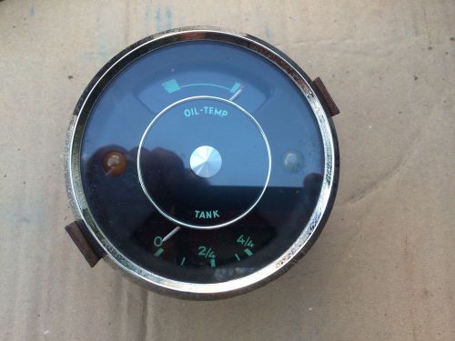 Porsche 356 b c 1961 1962 1963 1964 kombi instrument tank / oil temp mint!!!