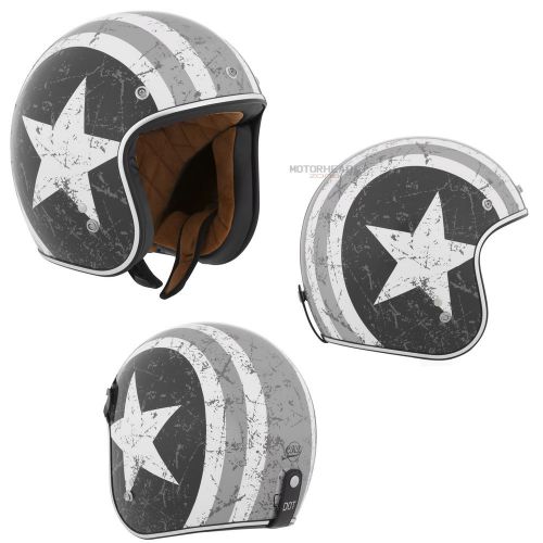 Sell Motorcycle Helmet Open Face Custom CKX Origin Pilot Grey/Black XLarge Adult in Champlain