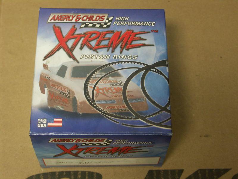 Akerly & childs 10451-35 piston rings 4.530" bore 1/16 1/16 3/16 plasma moly