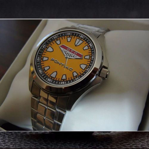 Jam pontiac gto logo watches