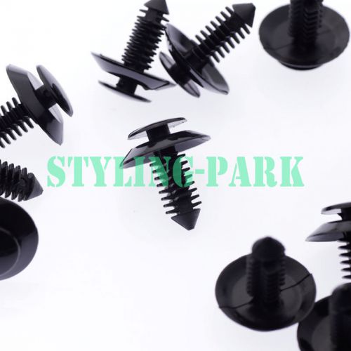 20 pcs door plastic nylon panel rivet clips retainer fastener n801925-s for ford