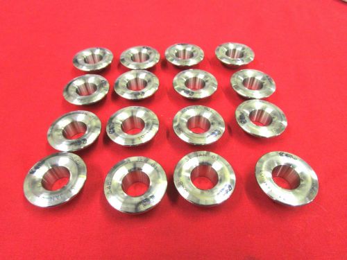 New  set of 16 delwest 548 super 7 titanium  retainers1.350 od