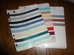 1958 lincoln acme color chip paint sample